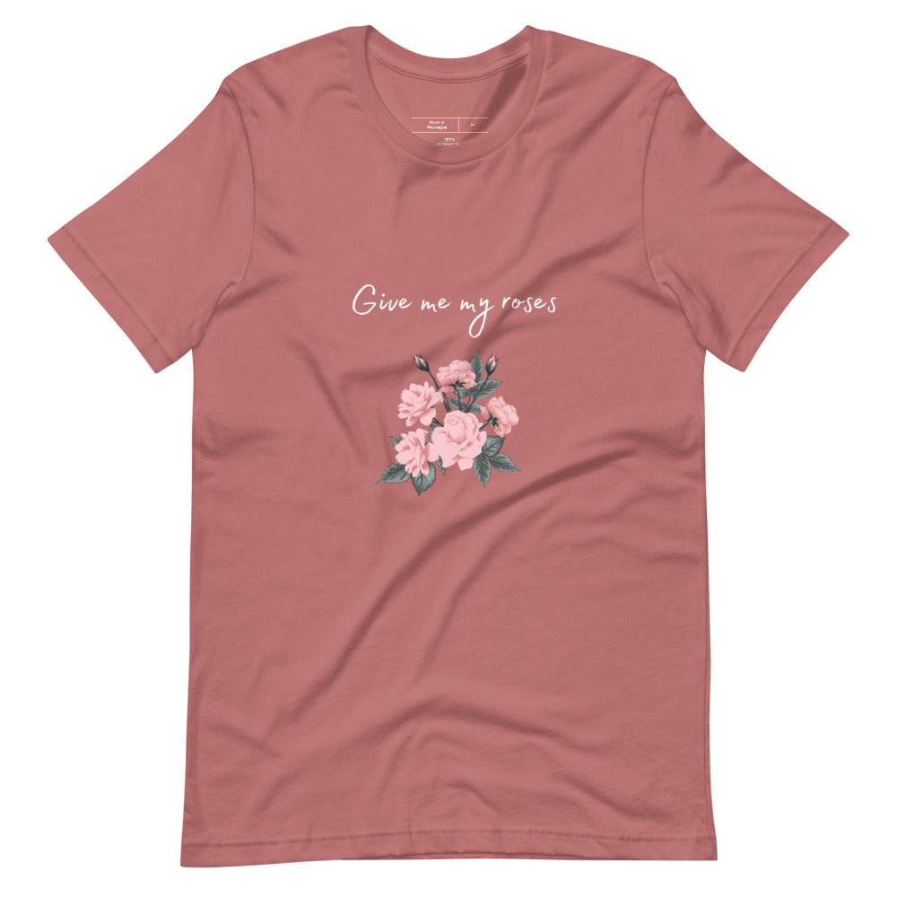 Roses Short-Sleeve Unisex T-Shirt - praterapparel
